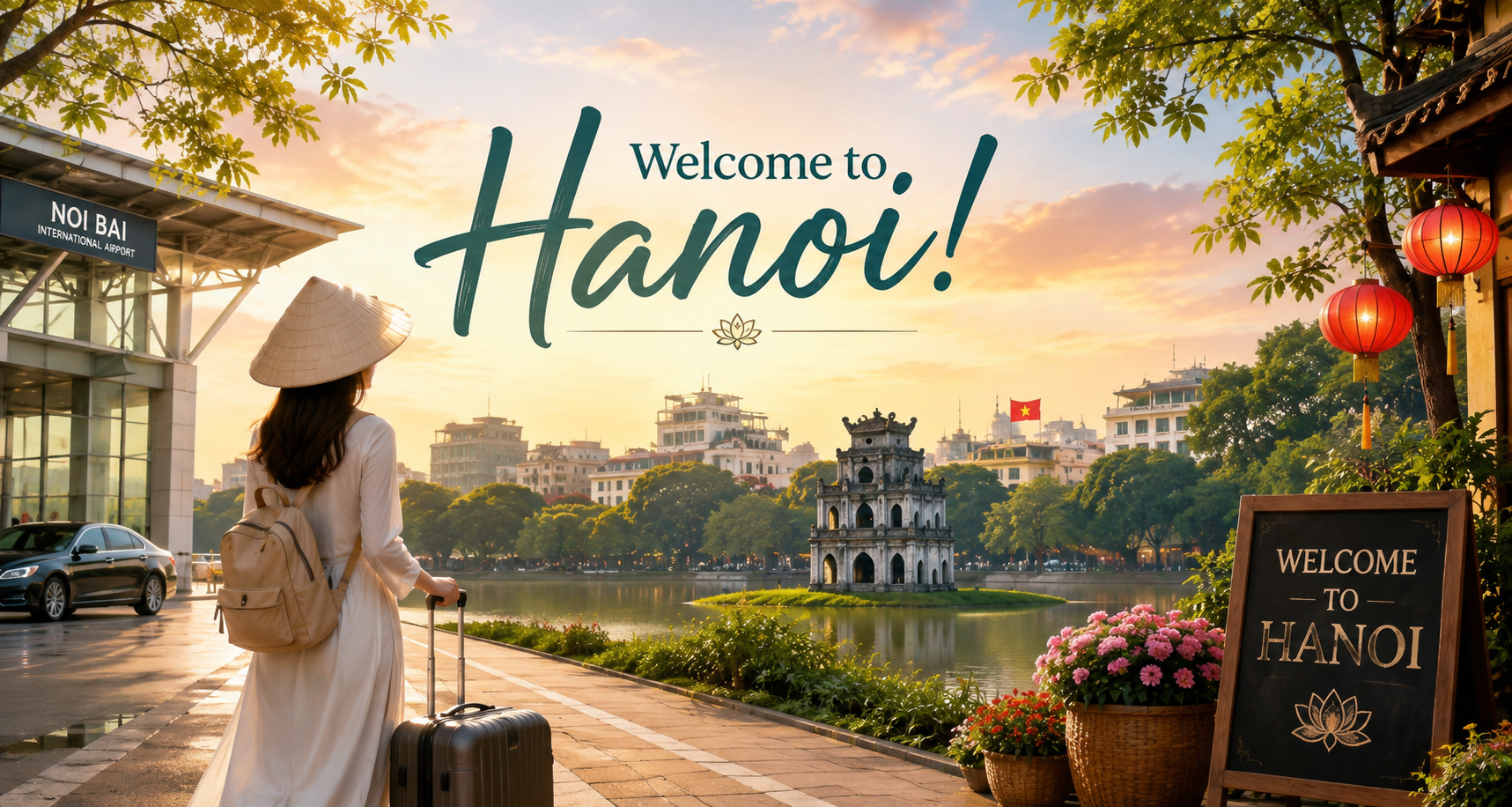 Arrival in Hanoi