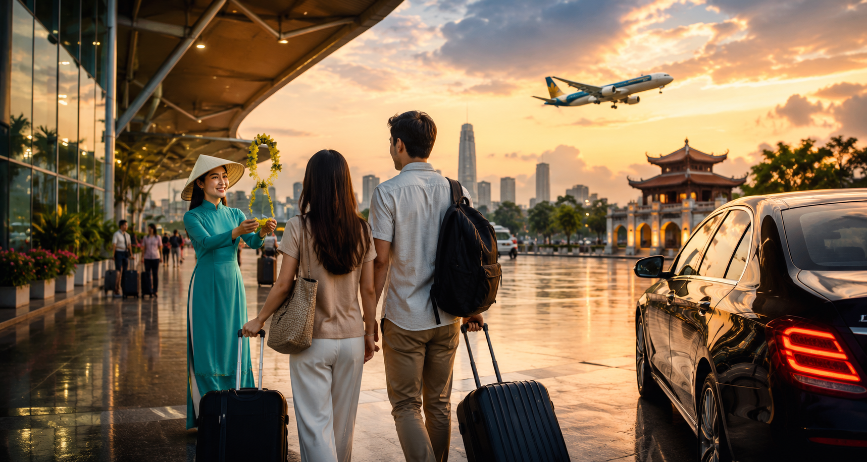 Arrival in Hanoi